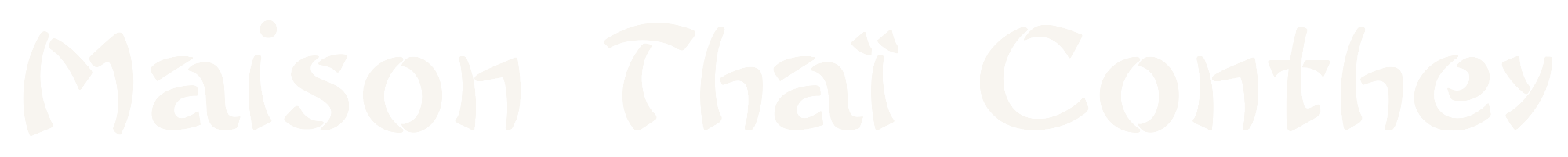 Maison Thaï Conthey